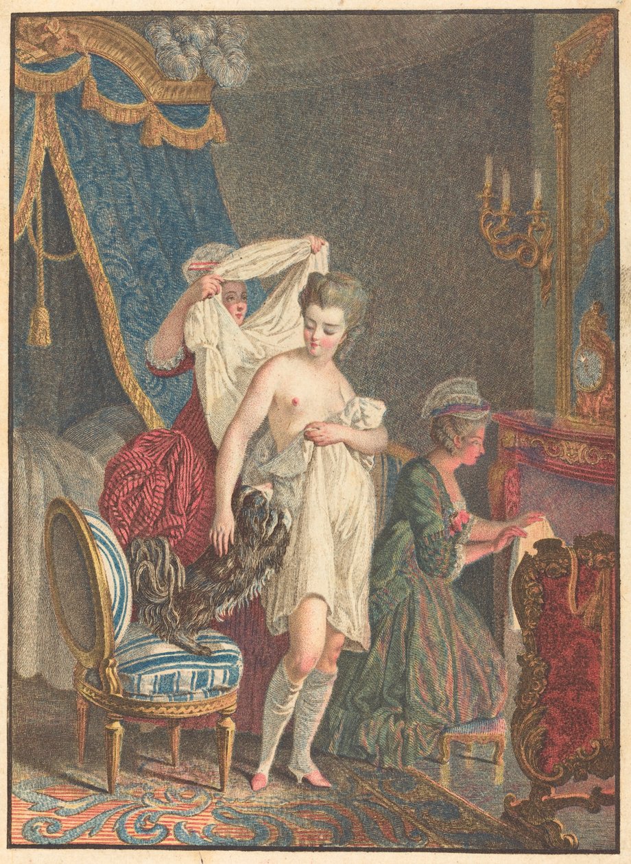 Le Lever。 作者 尼古拉斯·弗朗索瓦·雷诺（Nicolas Francois Regnault）