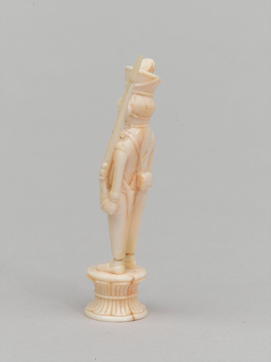 White pawn, chess piece, India 作者 尼古拉斯·瓜拉德（Nicolas Guerard）