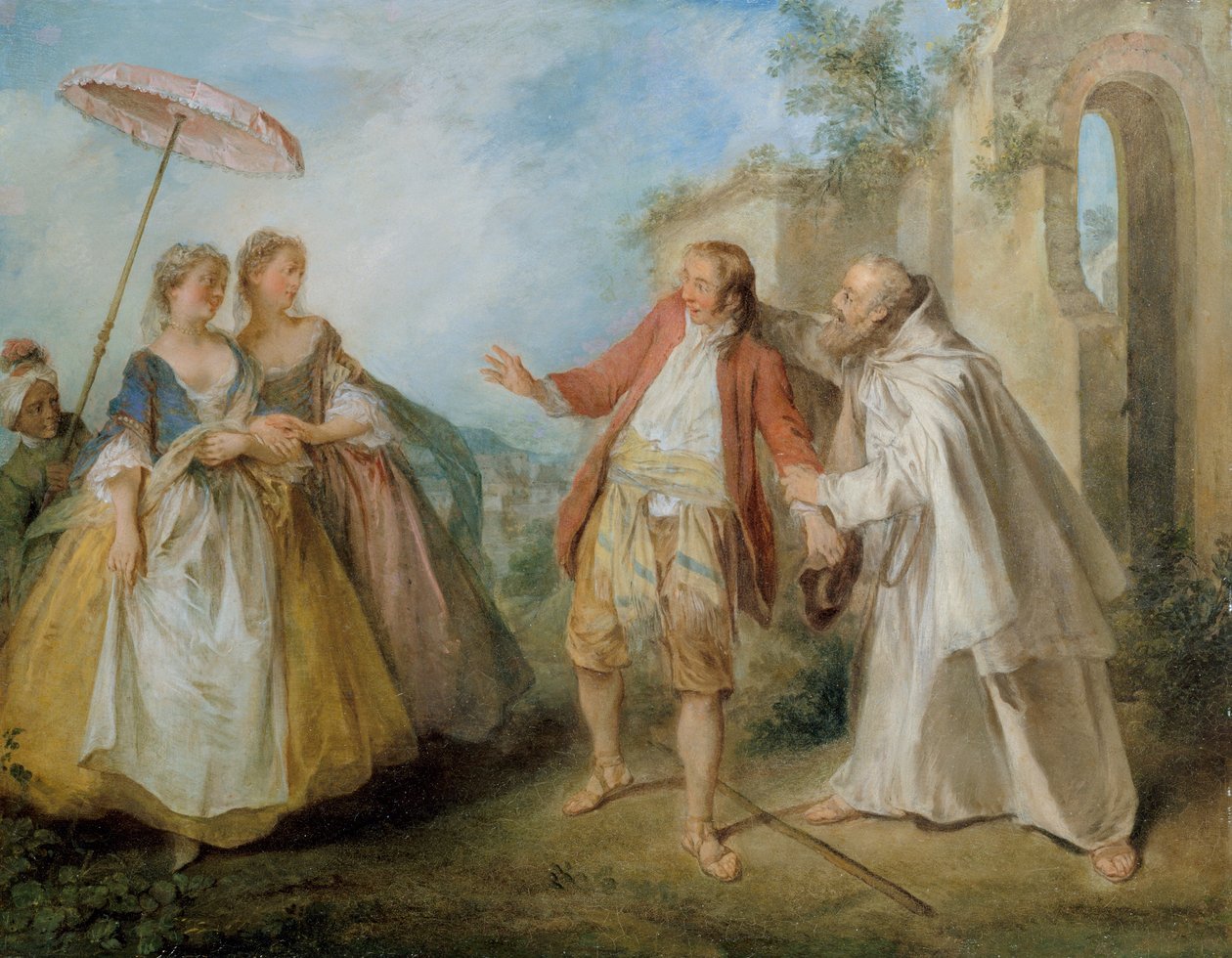 菲利普斯鹅兄弟，ca。 1736。 作者 尼古拉斯·兰克里特（Nicolas Lancret）