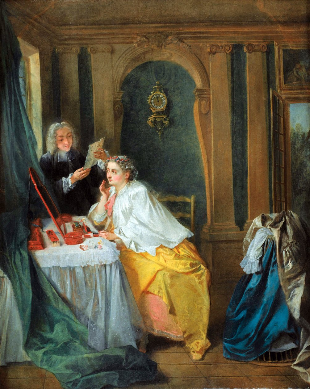 Madame Geoffrin (Marie Therese Rodet Geoffrin 作者 尼古拉斯·兰克里特（Nicolas Lancret）
