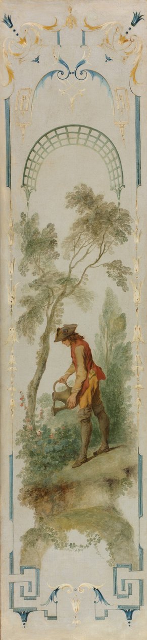 园丁》，约 1723-27 年（布面油画） 作者 尼古拉斯·兰克里特（Nicolas Lancret）