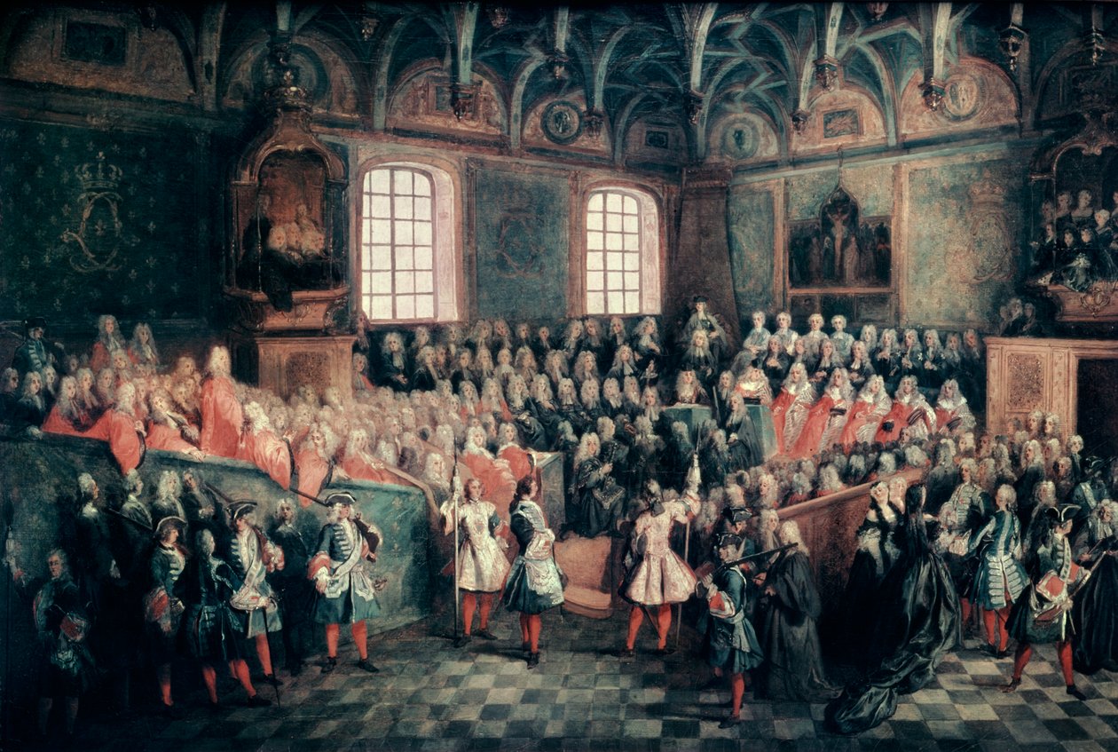 1723年，巴黎大区的正义所在地 作者 尼古拉斯·兰克里特（Nicolas Lancret）