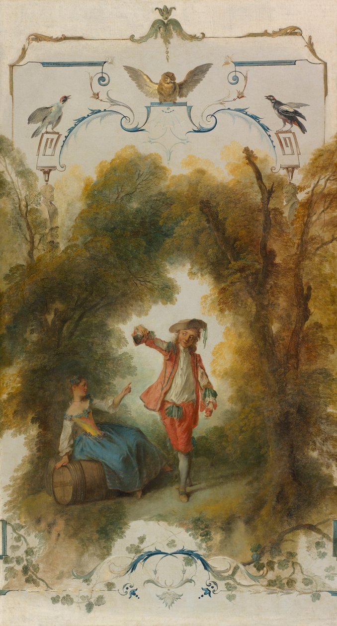 葡萄园c。 1723-1727。 作者 尼古拉斯·兰克里特（Nicolas Lancret）