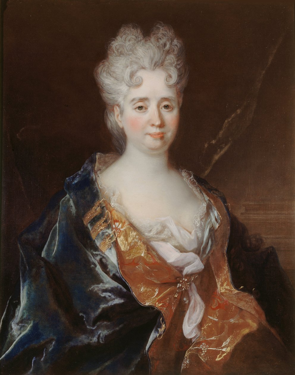 Anne-Thérèse de Marguenat de Courcelles，Lambert侯爵夫人的画像，约1710年。 作者 尼古拉斯·拉吉耶尔·德