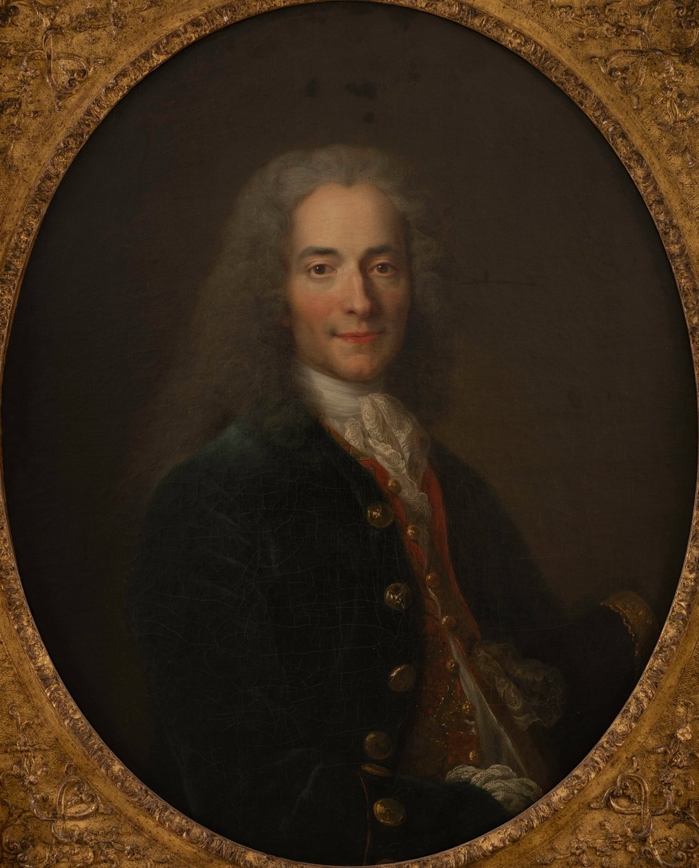伏尔泰1694-1778年的画像，约1718-1724年。 作者 尼古拉斯·拉吉耶尔·德