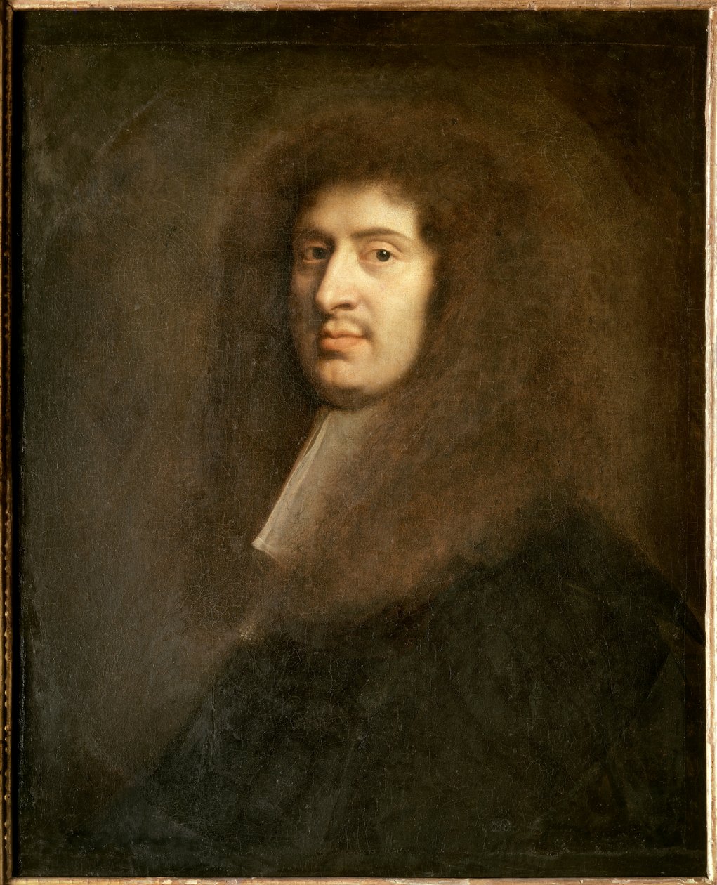 Gabriel Nicolas de la Reynie (1625-1709) 的肖像，路易十五时期的巴黎第一任警察中尉 Nicolas Mignard (1606-1668) 的画作，17 世纪私人收藏 作者 尼古拉斯·米尼亚德（Nicolas Mignard）