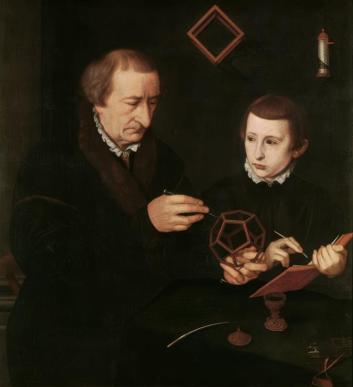 Johannes Neudörfer和他的儿子 作者 尼古拉斯（Nicolas Neufchatel）