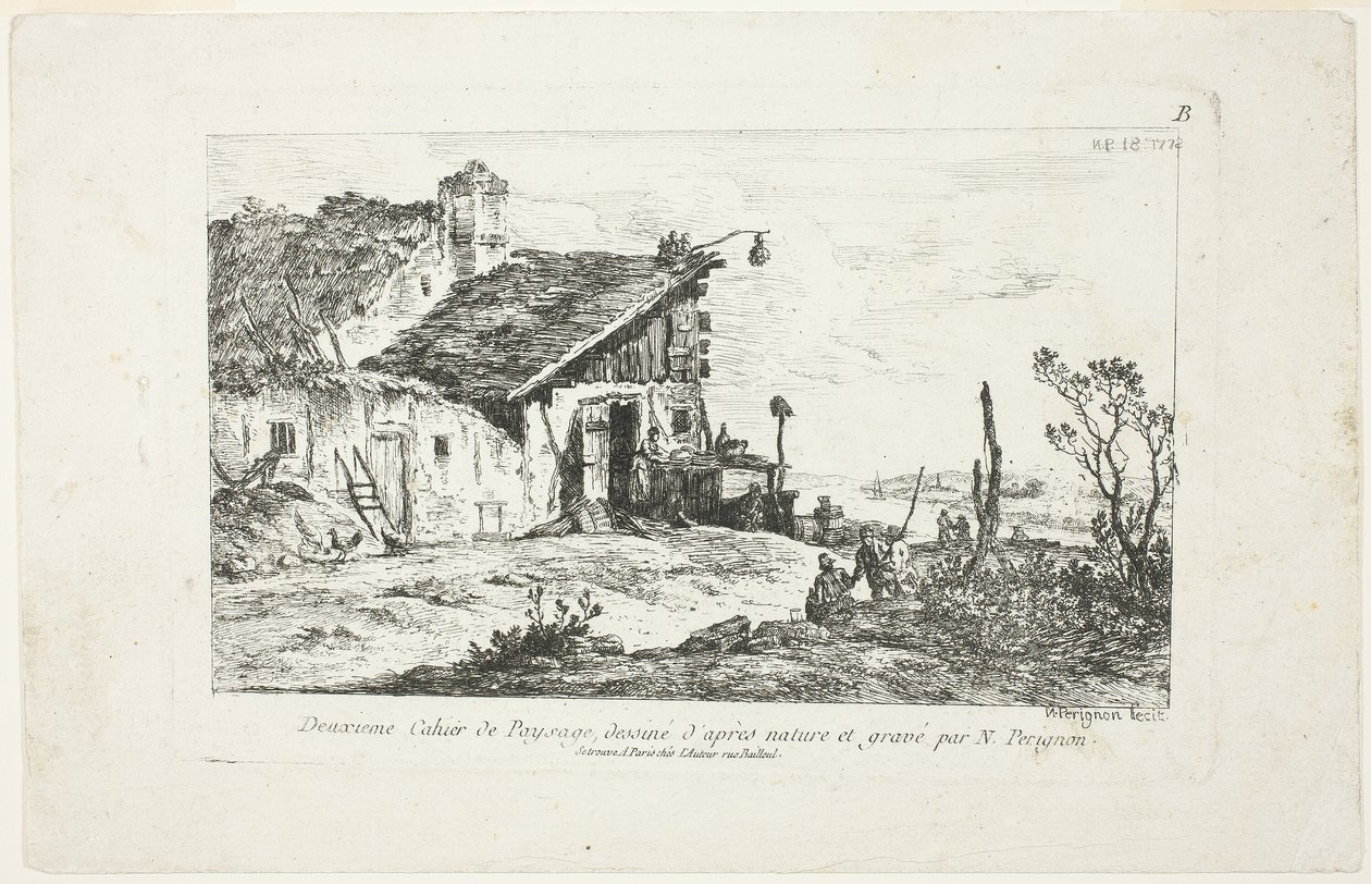 风景》，选自《Deuxieme Cahier de Paysage 作者 尼古拉斯·培里侬