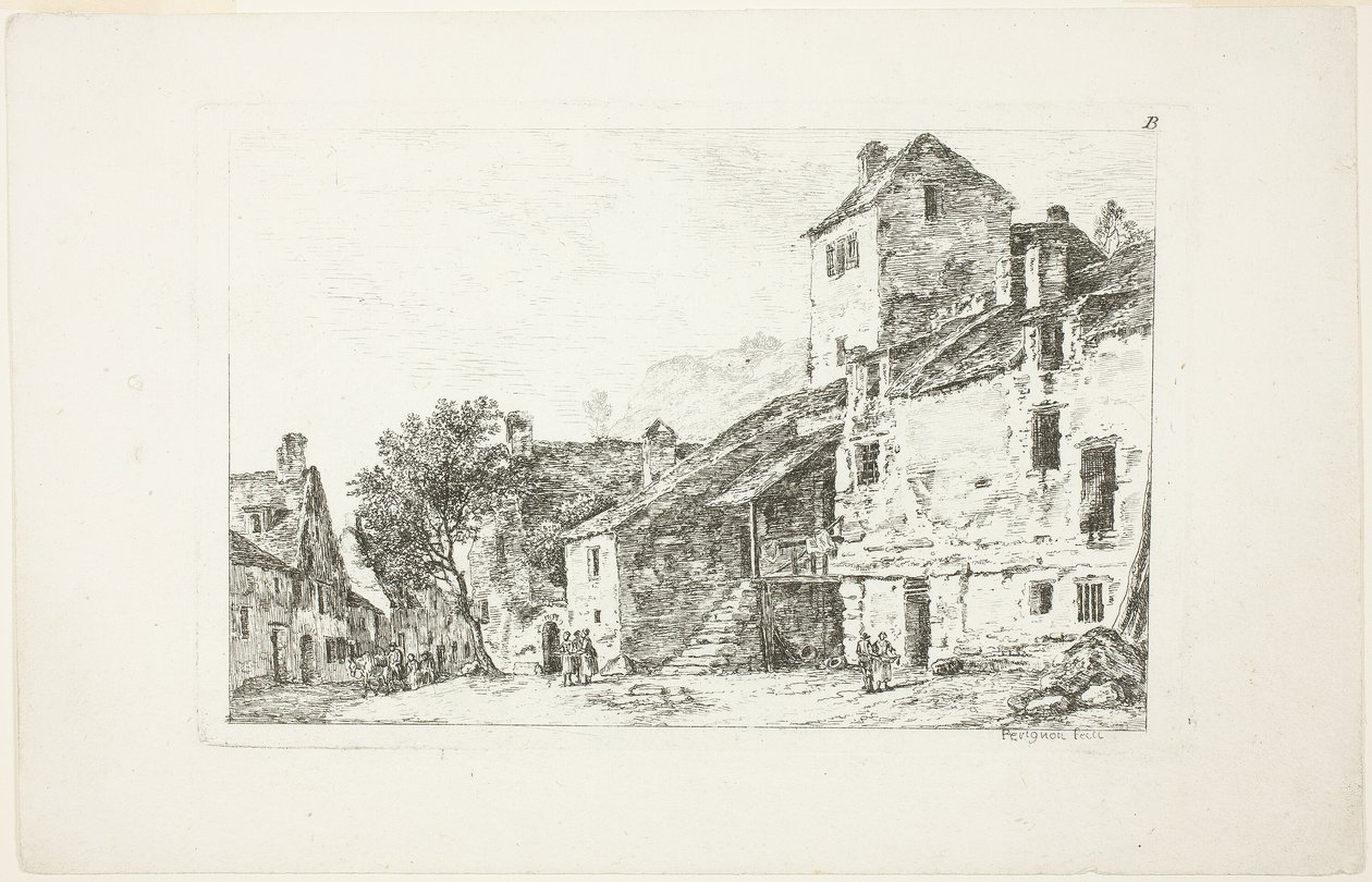 风景》，选自《Deuxieme Cahier de Paysage 作者 尼古拉斯·培里侬