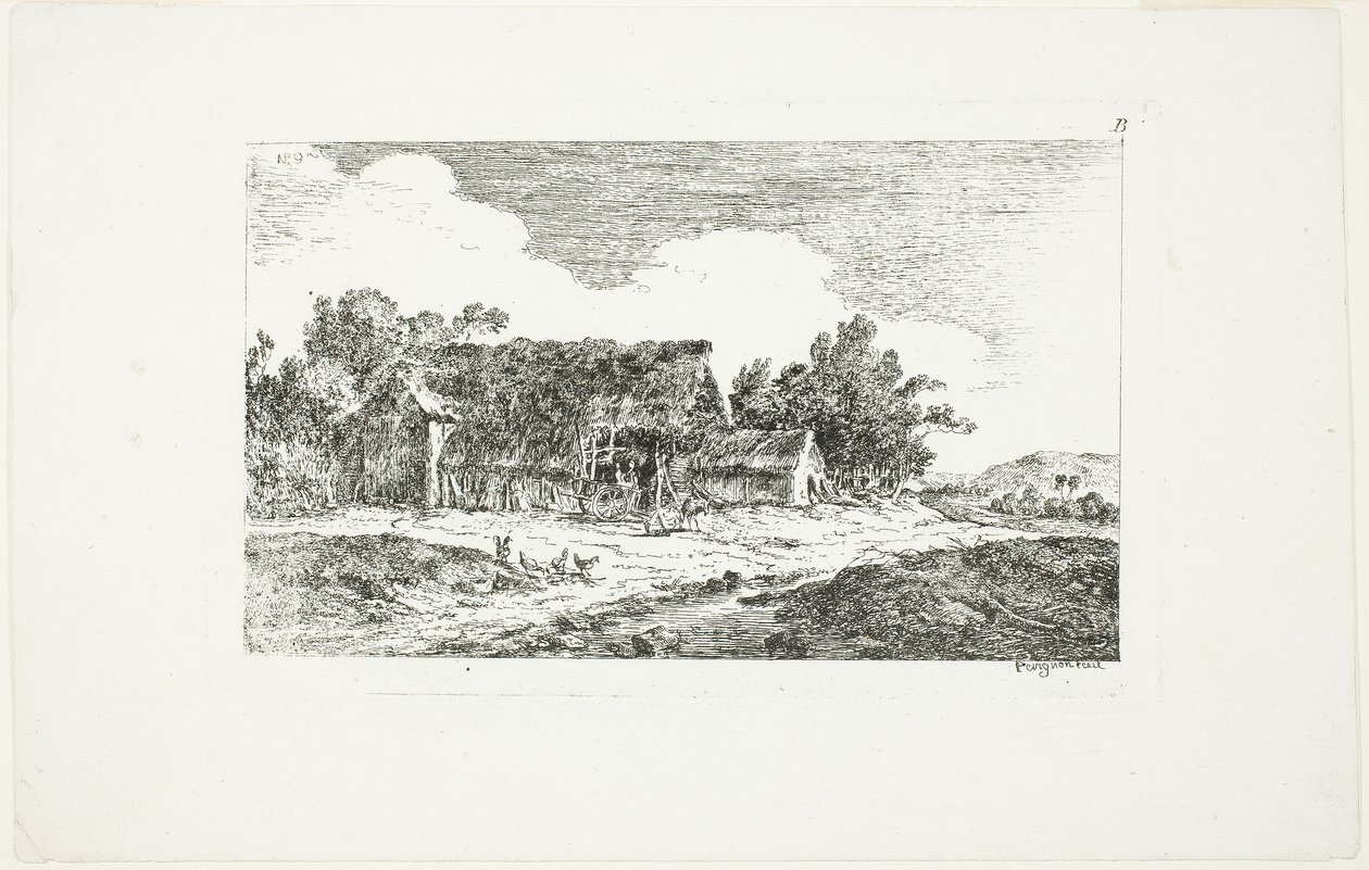 风景》，选自《Deuxieme Cahier de Paysage 作者 尼古拉斯·培里侬