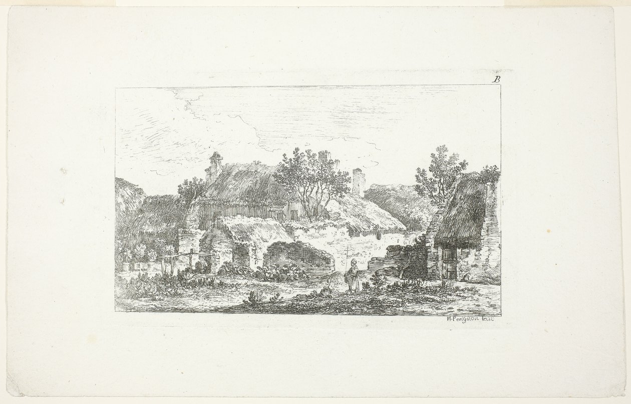 风景》，选自《Deuxieme Cahier de Paysage 作者 尼古拉斯·培里侬
