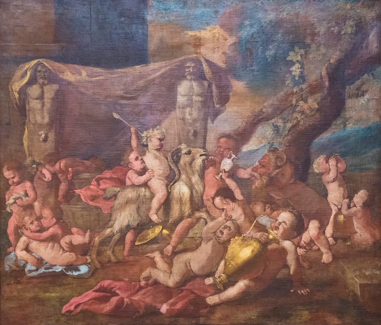 巴卡纳尔（布面油画） 作者 尼古拉斯·普桑（Nicolas Poussin）