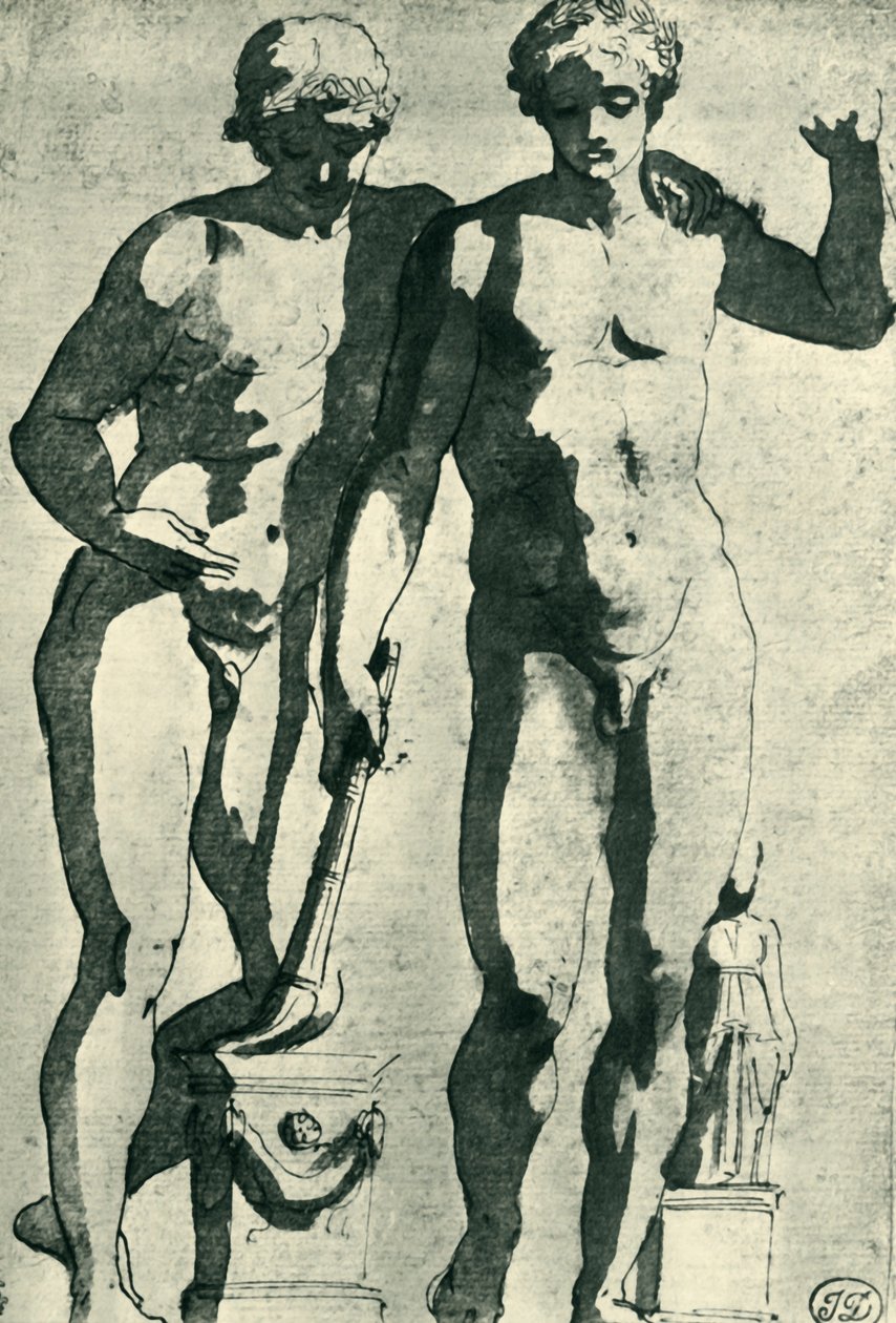Castor and Pollux，c1628，1943年。 作者 尼古拉斯·普桑（Nicolas Poussin）