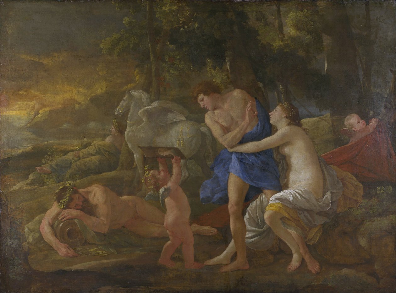 塞法勒斯和奥罗拉，约 1630 年（布面油画） 作者 尼古拉斯·普桑（Nicolas Poussin）