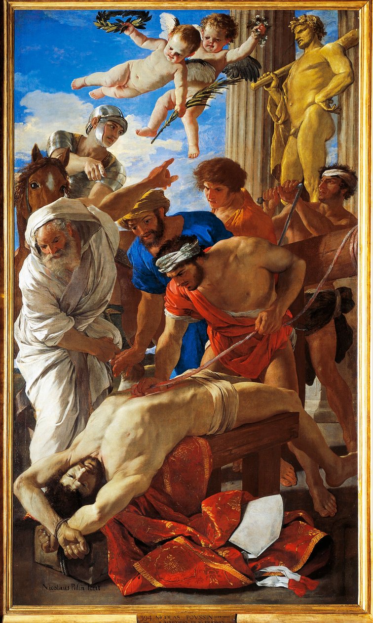 意大利, 罗马, 圣伊拉斯谟殉难处 作者 尼古拉斯·普桑（Nicolas Poussin）