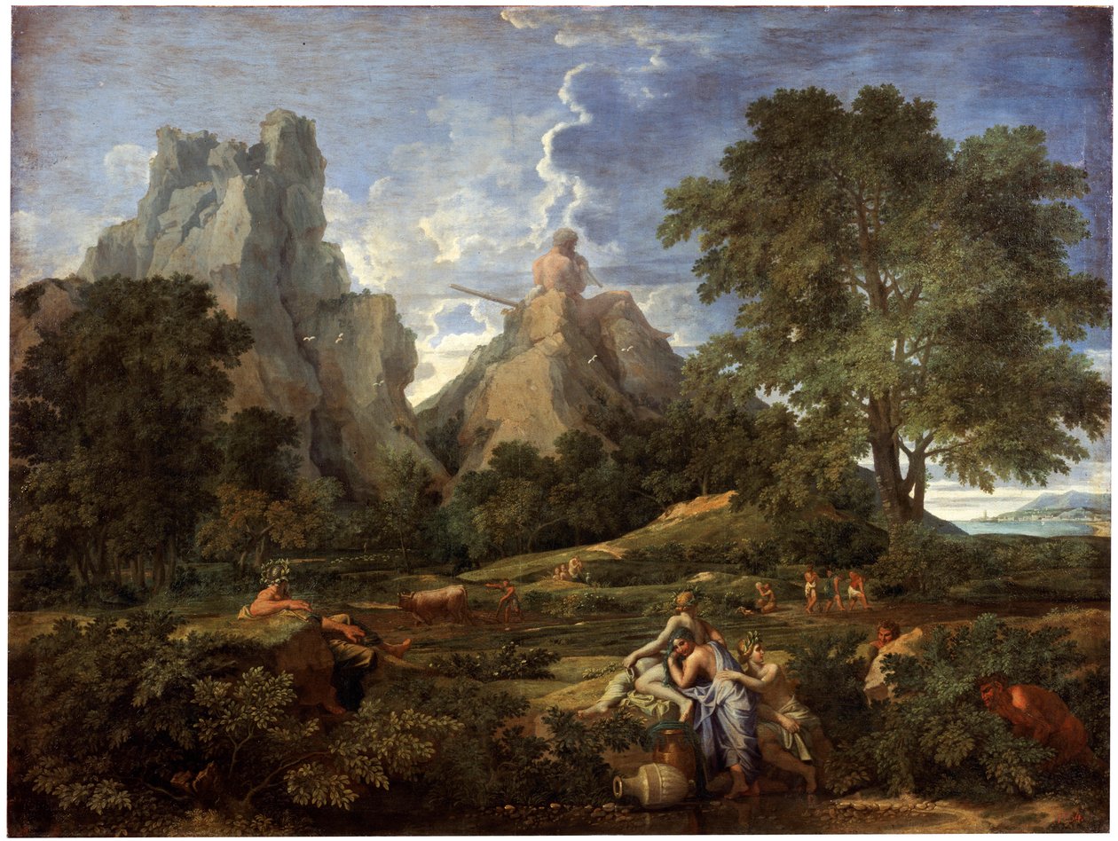 与波利菲莫斯风景，1649年。 作者 尼古拉斯·普桑（Nicolas Poussin）