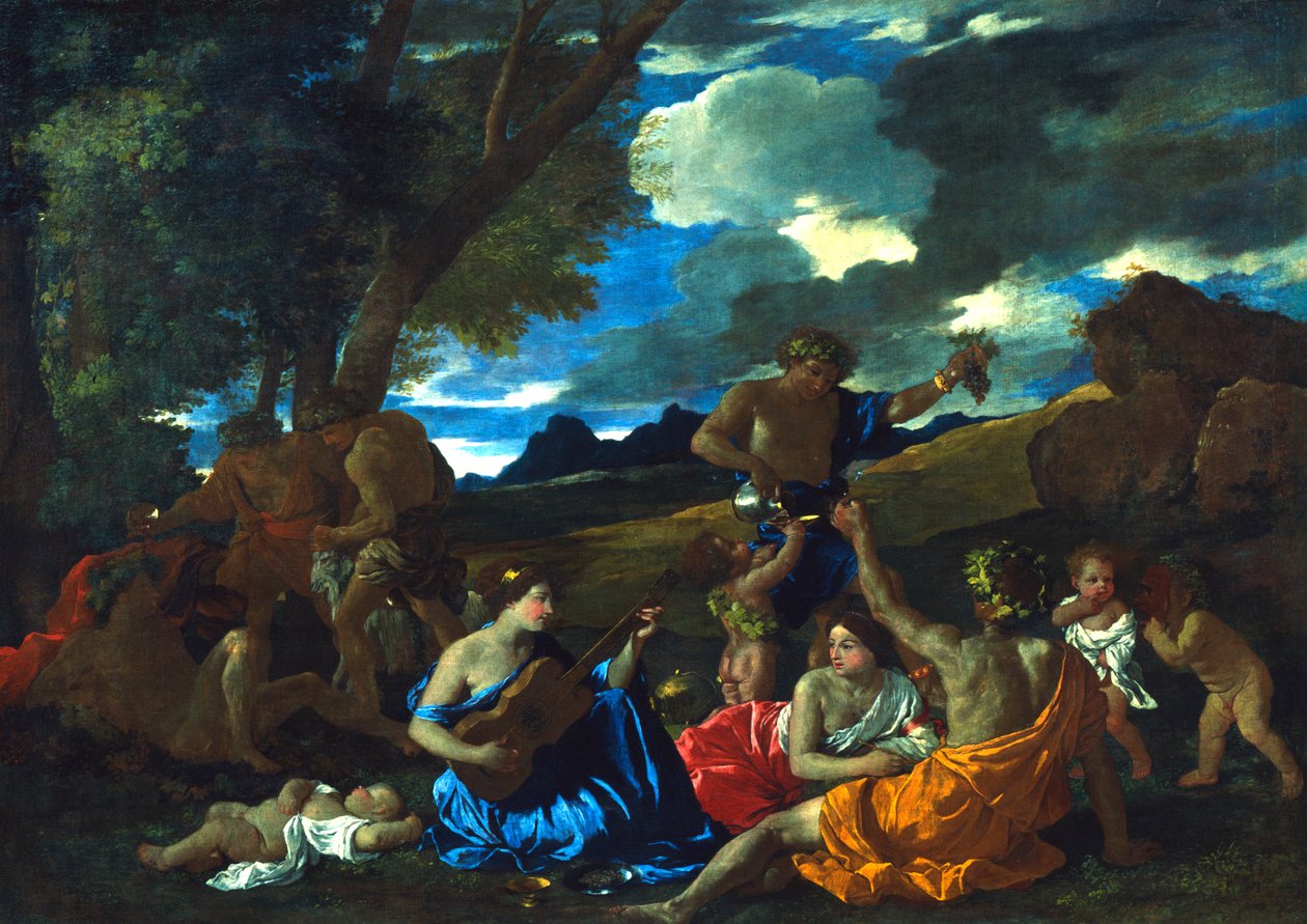 大酒神（1627-1628） 作者 尼古拉斯·普桑（Nicolas Poussin）