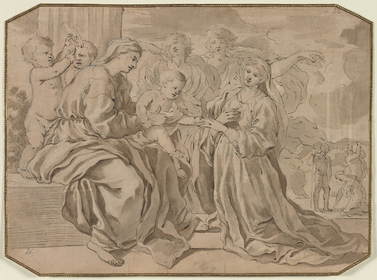 圣凯瑟琳的神秘婚姻 作者 尼古拉斯·普桑（Nicolas Poussin）