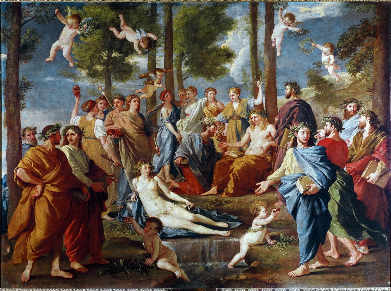 帕纳苏斯 作者 尼古拉斯·普桑（Nicolas Poussin）