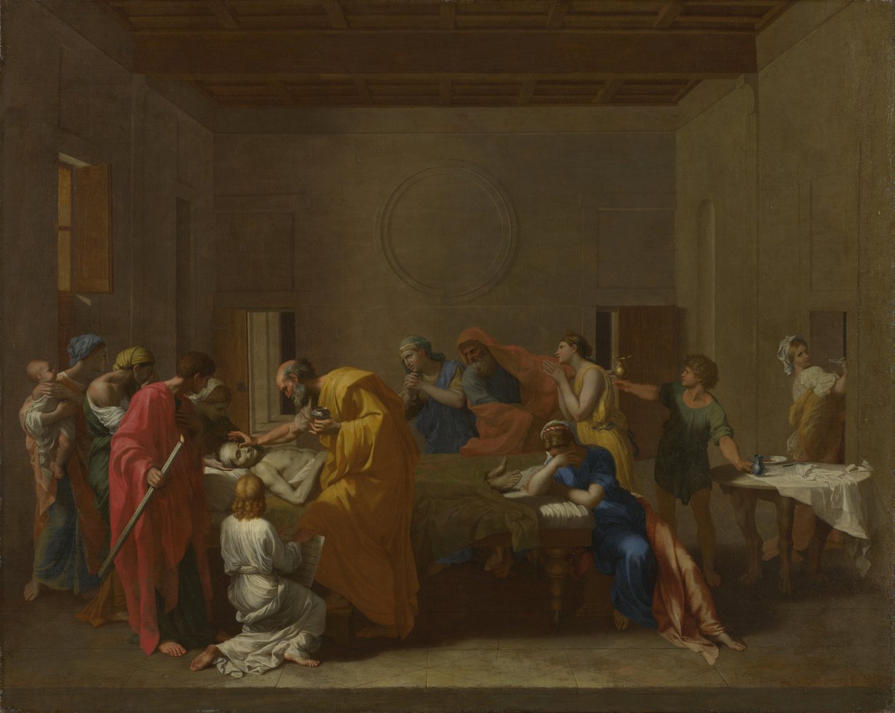 七个圣礼：至尊圣训，约1637-1640年 作者 尼古拉斯·普桑（Nicolas Poussin）