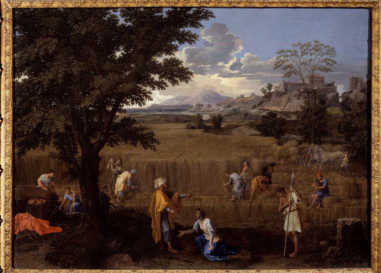 夏天或露丝和波阿斯 作者 尼古拉斯·普桑（Nicolas Poussin）