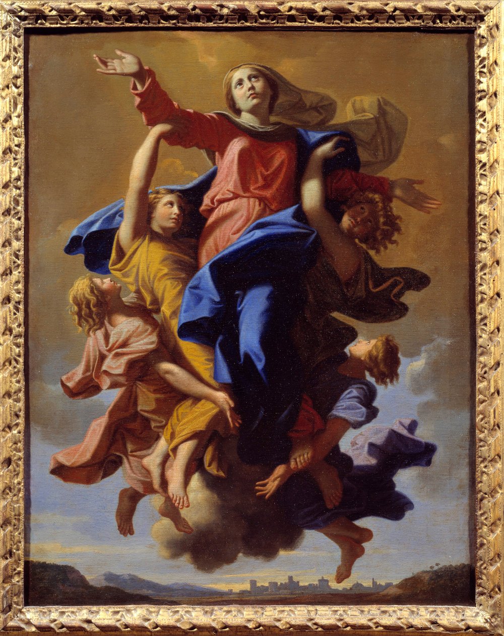尼古拉斯·普桑对圣母绘画的假设 作者 尼古拉斯·普桑（Nicolas Poussin）