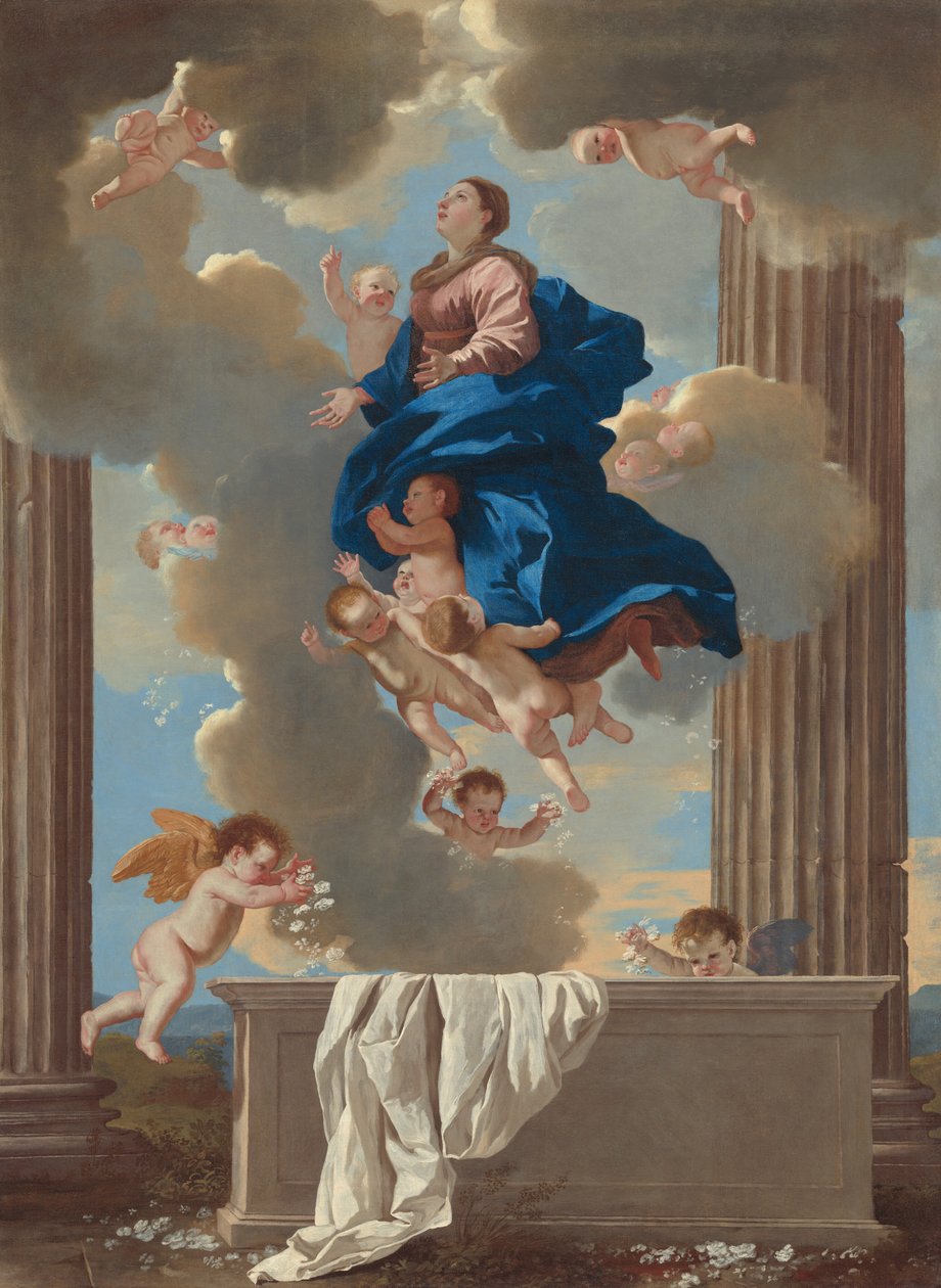 圣母升天图》，约16301632。 作者 尼古拉斯·普桑（Nicolas Poussin）