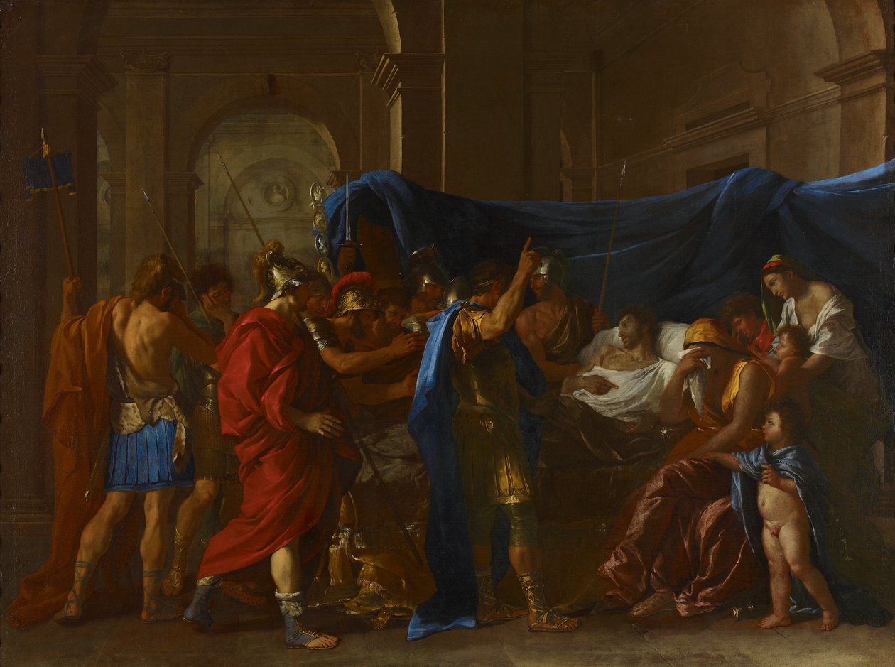 日耳曼尼库斯之死 作者 尼古拉斯·普桑（Nicolas Poussin）