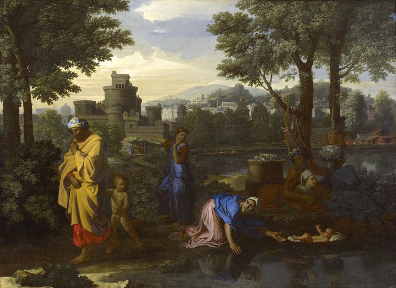 摩西的发现 作者 尼古拉斯·普桑（Nicolas Poussin）