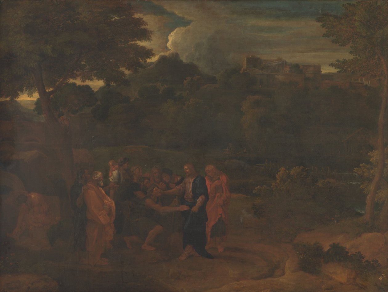 在耶利哥医治两个瞎子的故事 作者 尼古拉斯·普桑（Nicolas Poussin）