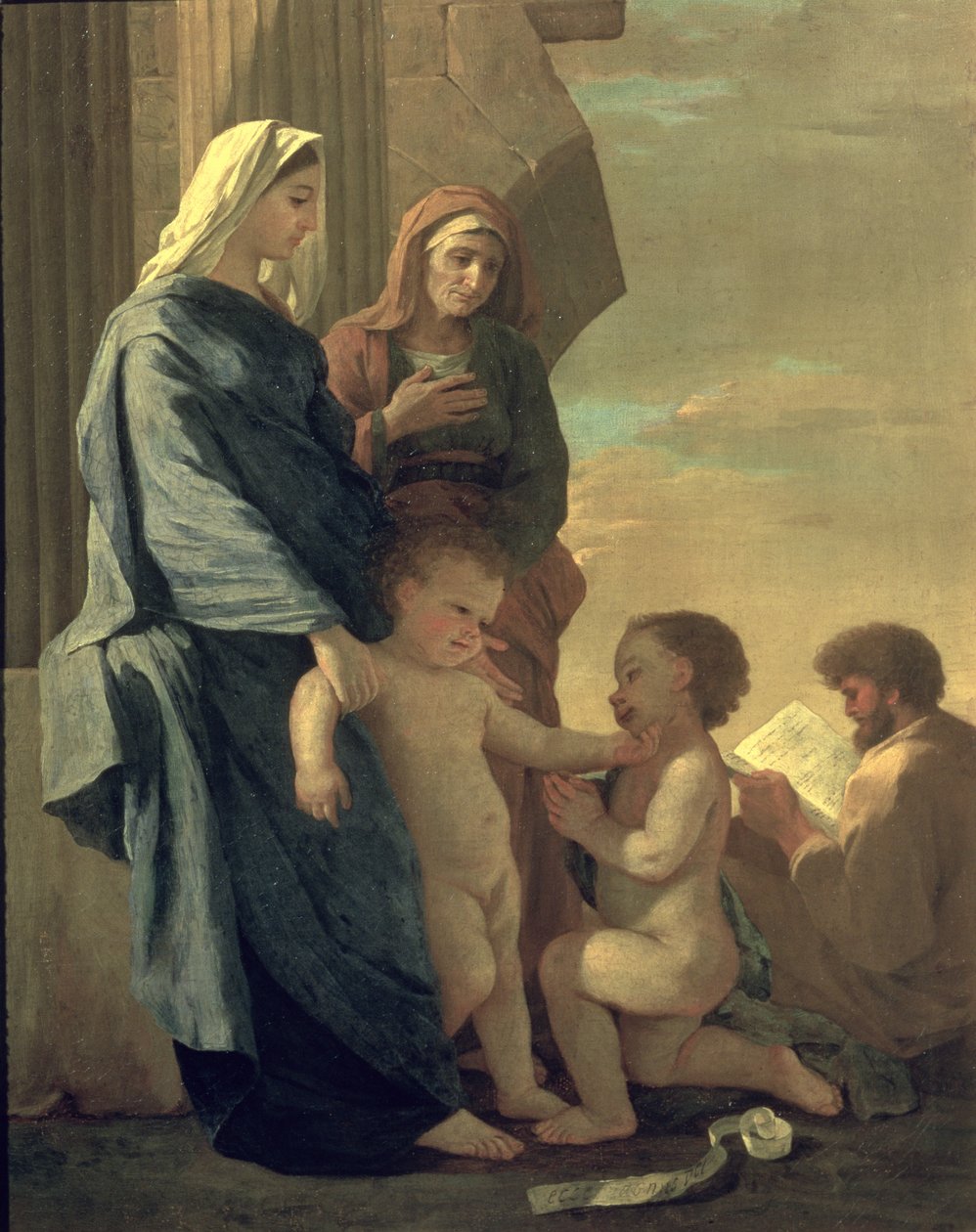 神圣家族 作者 尼古拉斯·普桑（Nicolas Poussin）