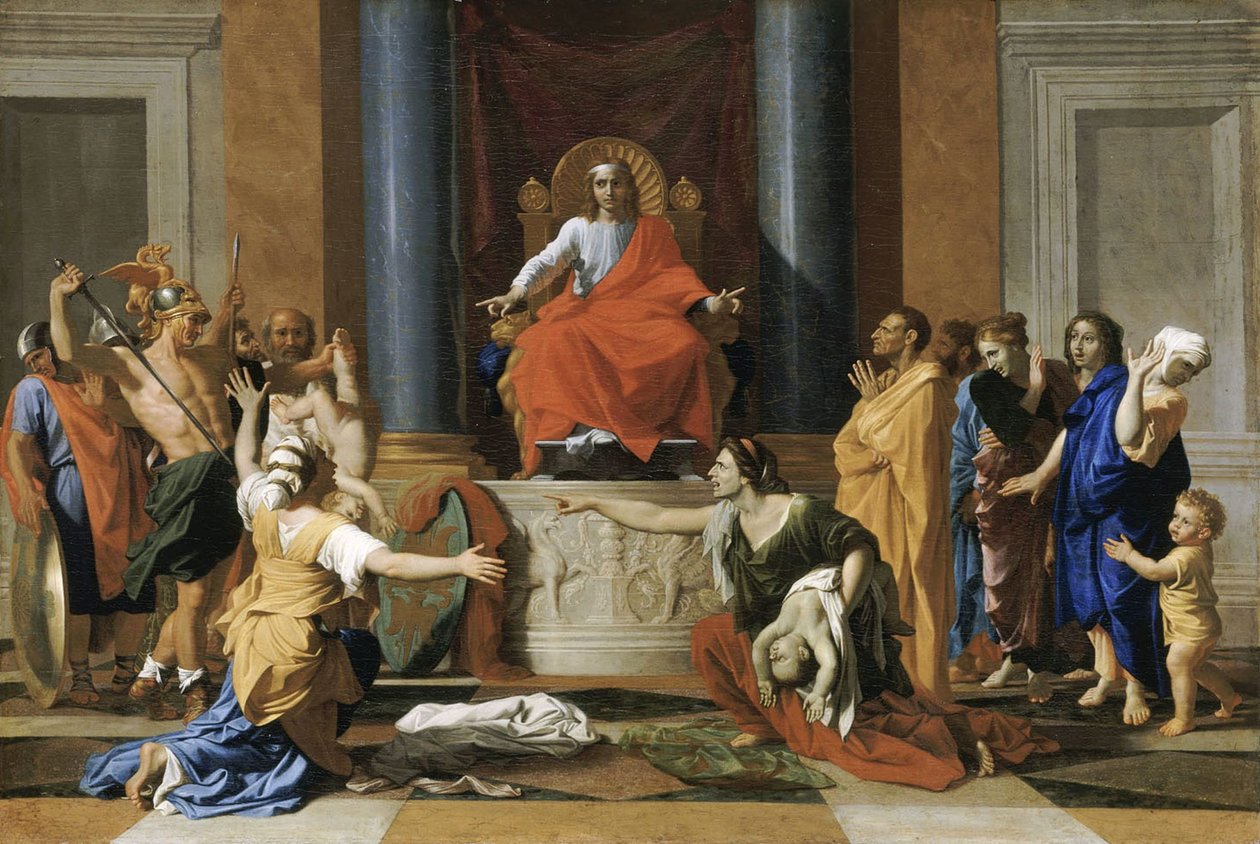 所罗门的审判 作者 尼古拉斯·普桑（Nicolas Poussin）