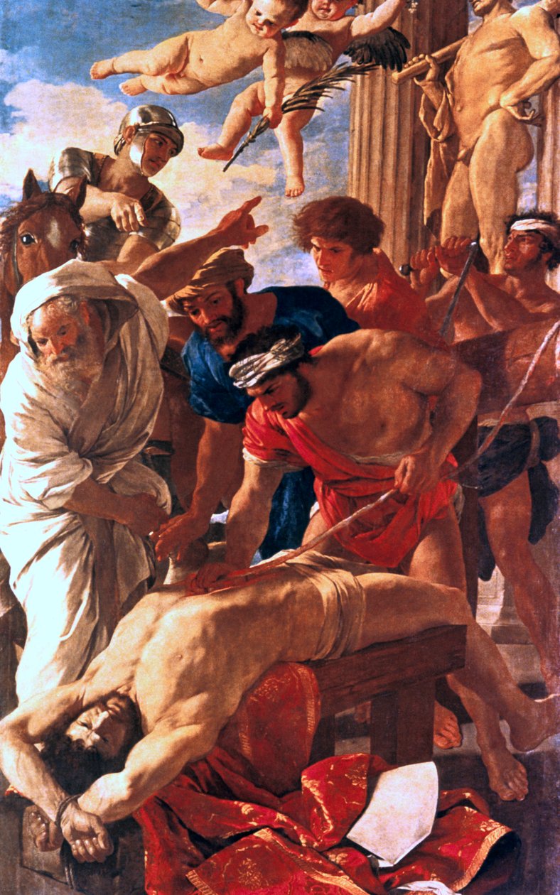 伊拉斯姆圣难，1624年 作者 尼古拉斯·普桑（Nicolas Poussin）
