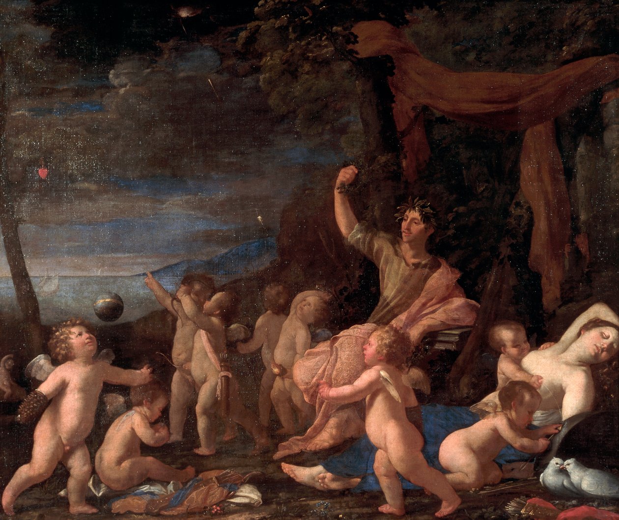 奥维德的胜利（布面油画） 作者 尼古拉斯·普桑（Nicolas Poussin）