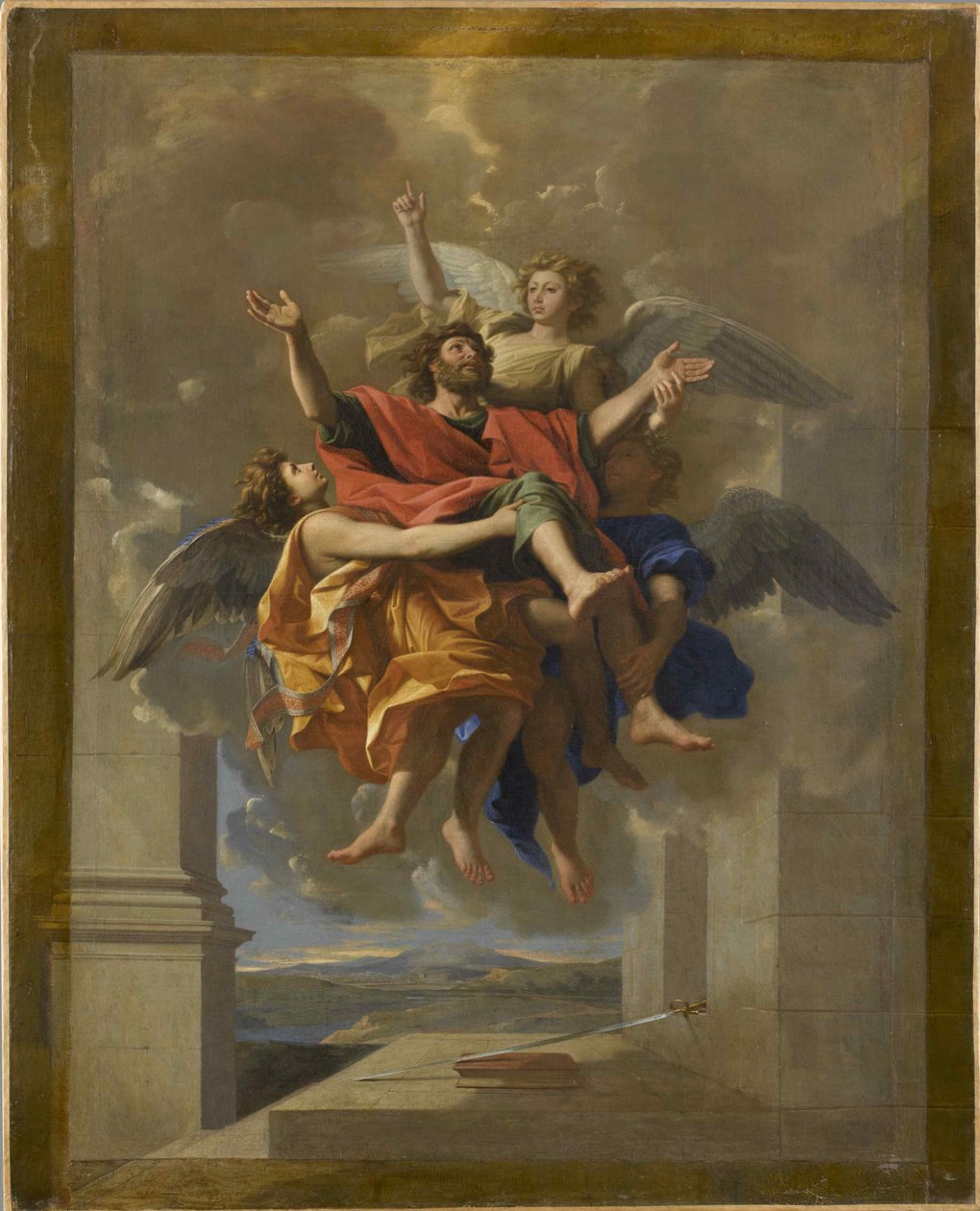 1650年，圣保罗摇头丸。 作者 尼古拉斯·普桑（Nicolas Poussin）