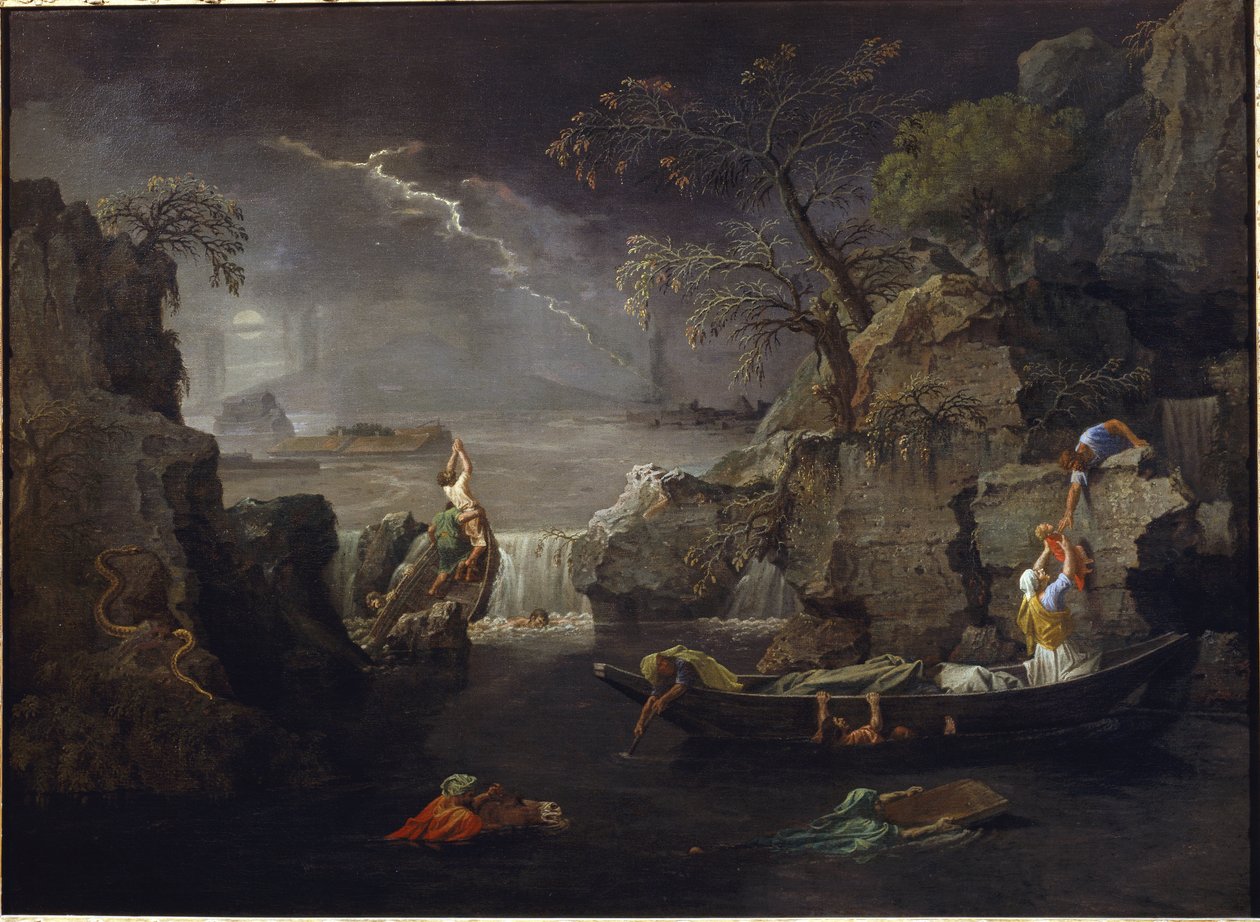 冬天还是暴雨 作者 尼古拉斯·普桑（Nicolas Poussin）