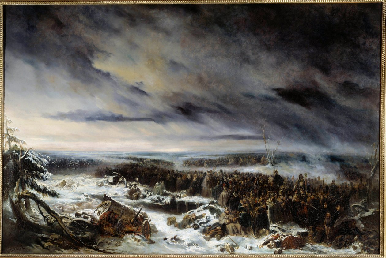 Episode of the Russian Retreat 作者 亚历山大·加布里埃尔（后）Decamps