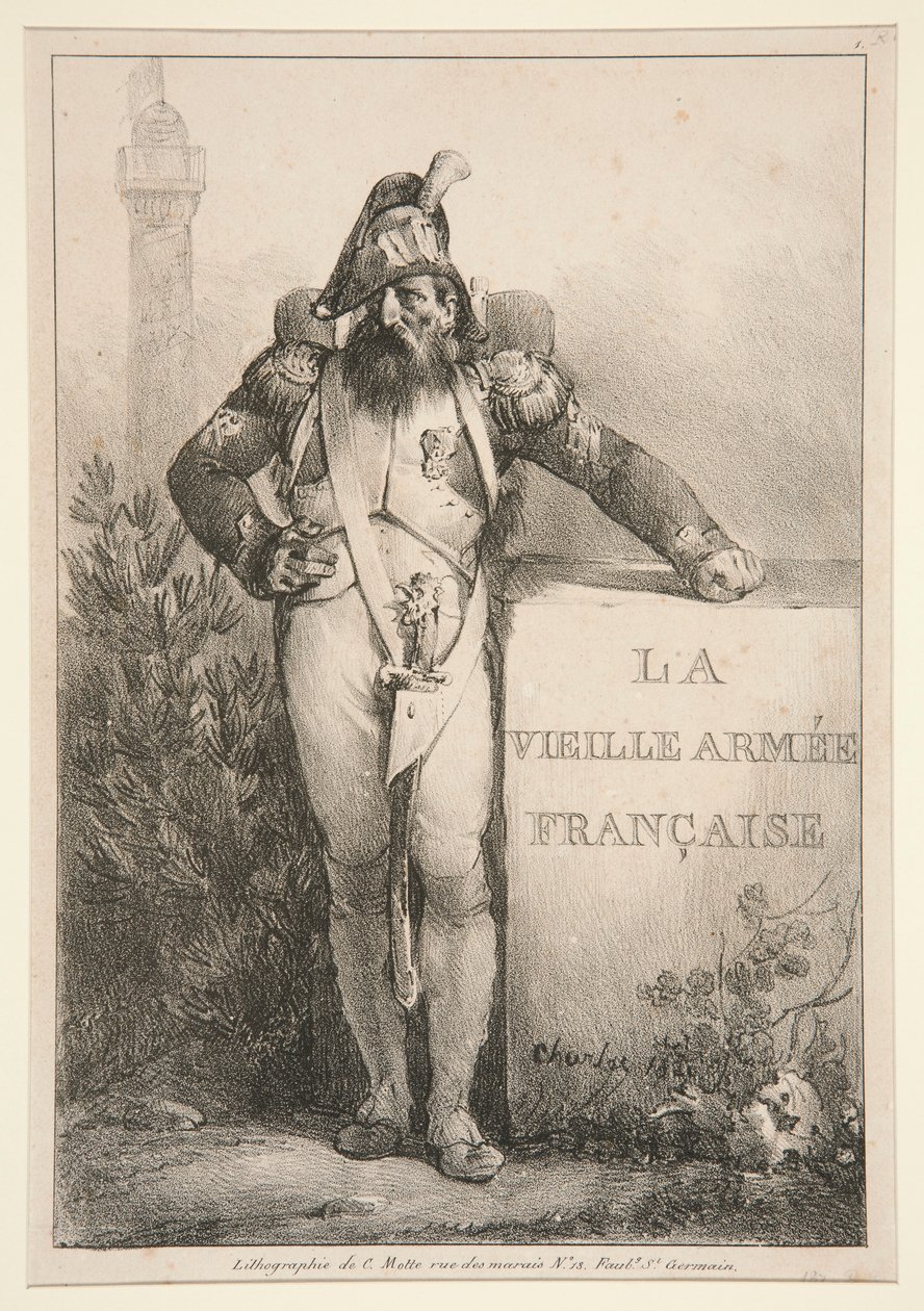 La Vieillemee Francaise》系列封面插图 作者 亚历山大·加布里埃尔（后）Decamps