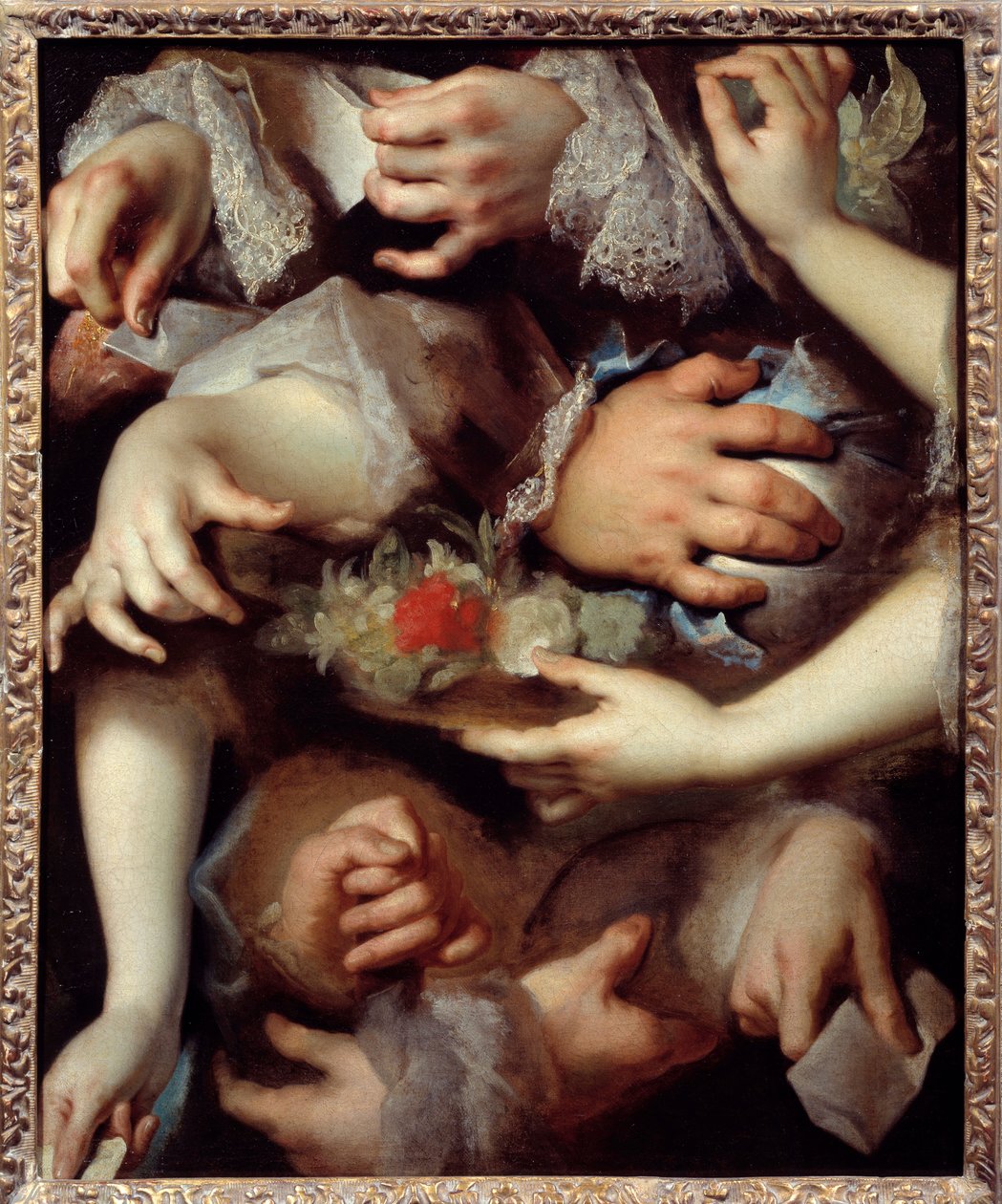 Hand studies. Painting by Nicolas De Largilliere (1656-1746) 作者 尼古拉斯·德·拉吉利埃