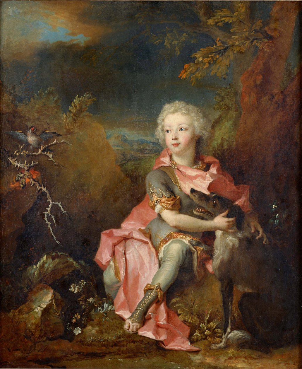 "一位年轻贵妇的肖像》 尼古拉斯-德-拉尔吉利耶（1656-1746 年）的绘画，约 1714 年 日本东京国立西洋美术馆 作者 尼古拉斯·德·拉吉利埃