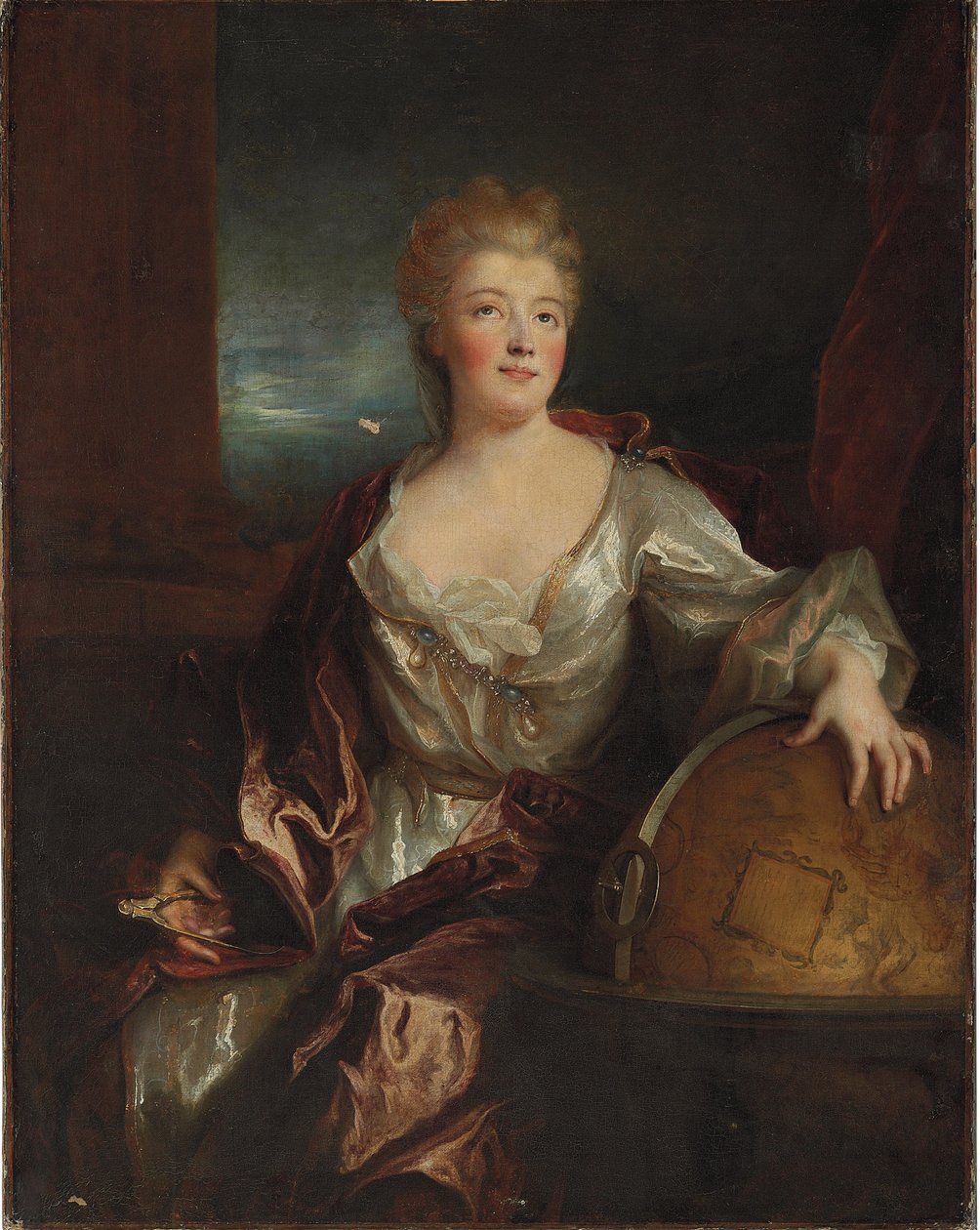 加布里埃尔·埃米莉（Gabrielle Emilie）肖像，布雷特伊·库珀（Marquise du Chatelet） 作者 尼古拉斯·德·拉吉利埃