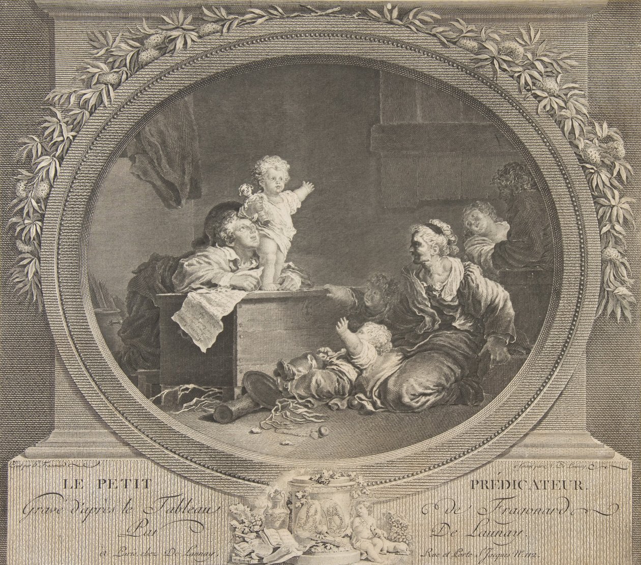 Le Petit Predicateur, 18th century., 18世纪。 作者 尼古拉斯·德·劳奈