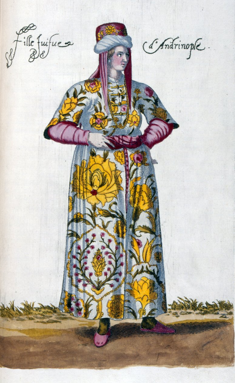 土耳其犹太妇女（插图 作者 尼古拉斯·德·尼古拉
