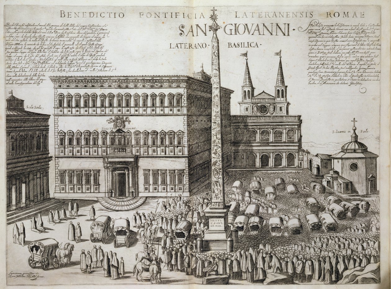 1588年，罗马San Giovanni Laterano大教堂前方尖碑的奉献（见193205） 作者 尼古拉·范·阿尔斯特