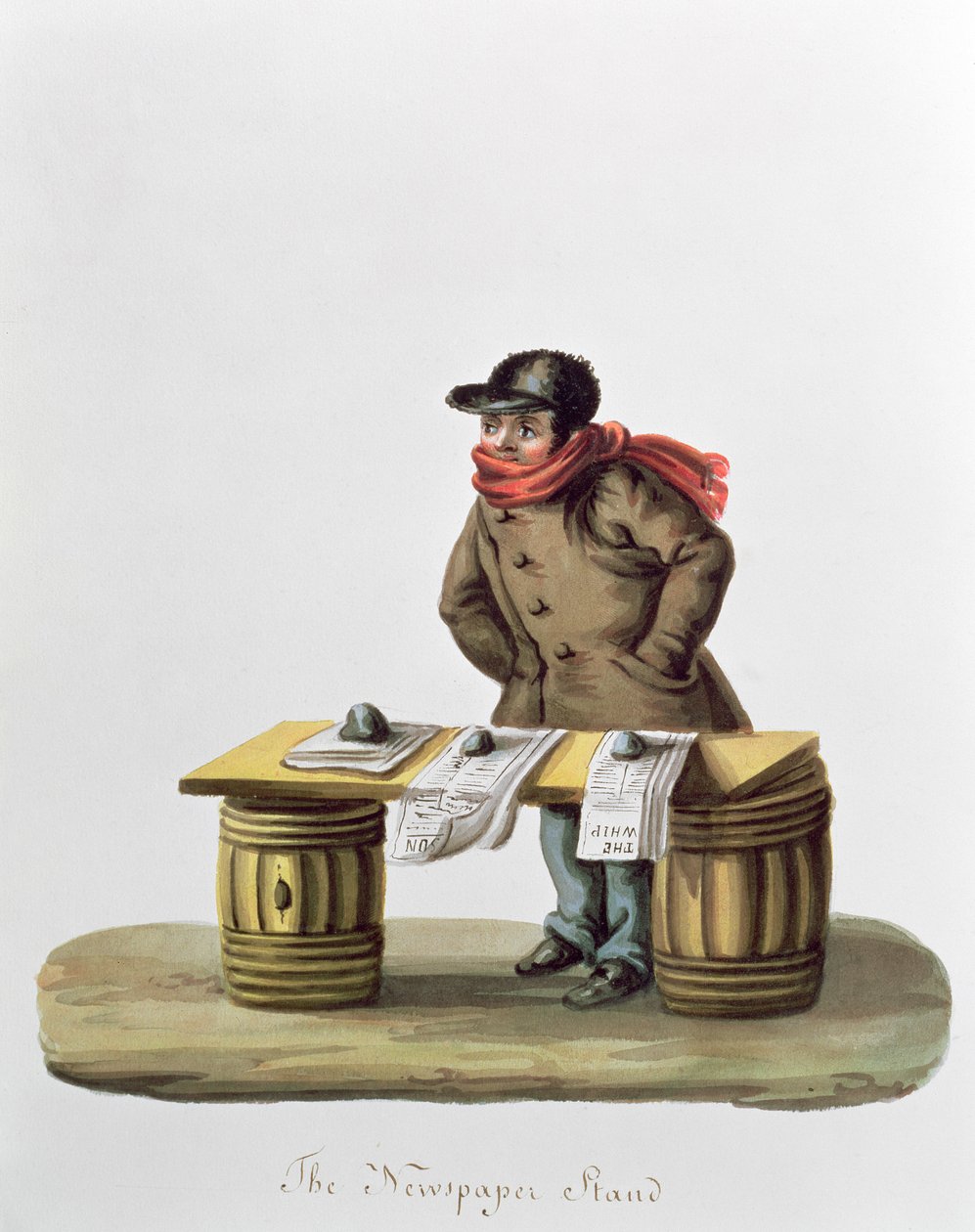 报纸的立场，1840-44 作者 尼科利诺·卡尔约（Nicolino Calyo）