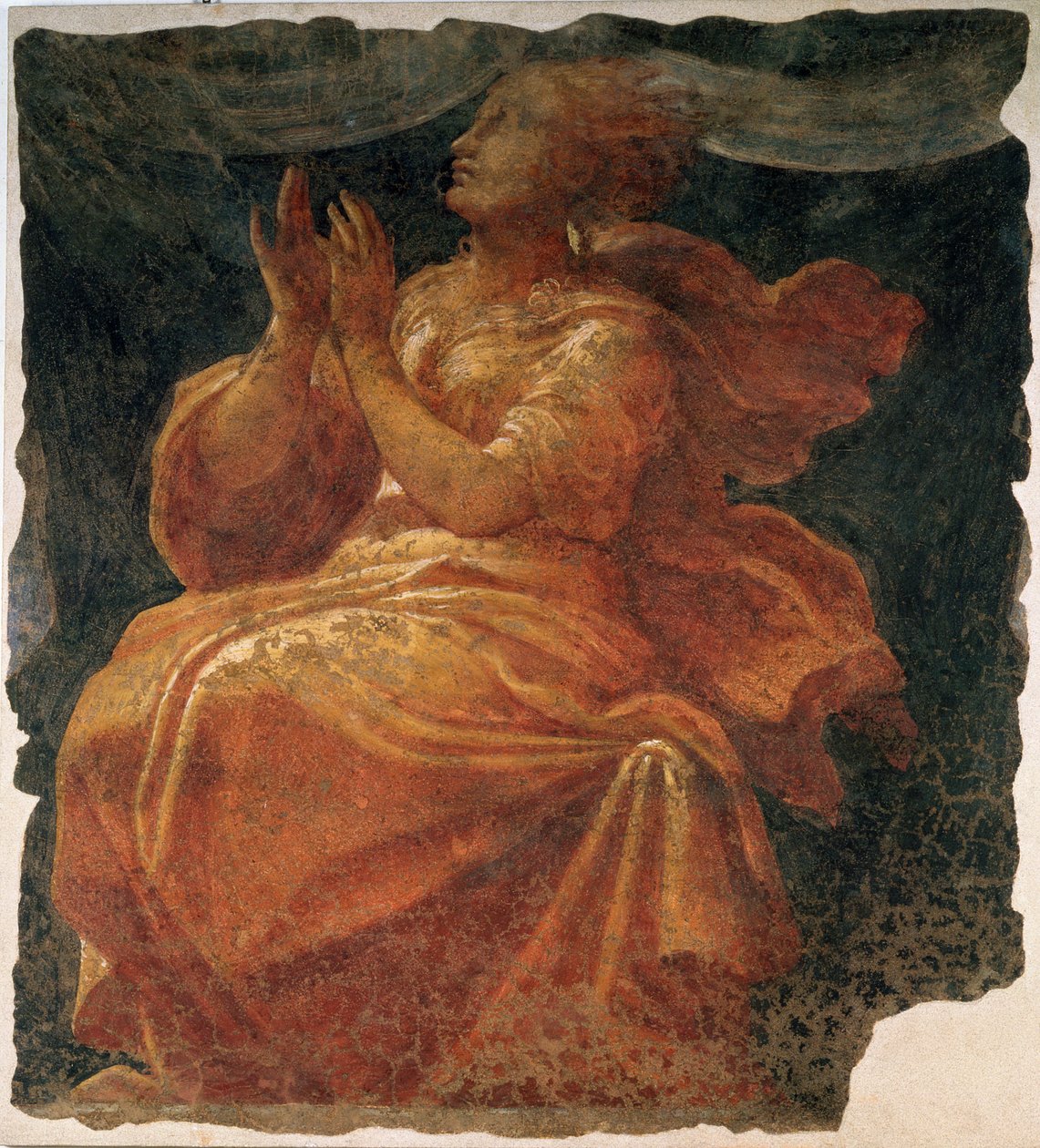 美德的寓言形象 作者 Nicolo dell和Fontana，Alberto Abate