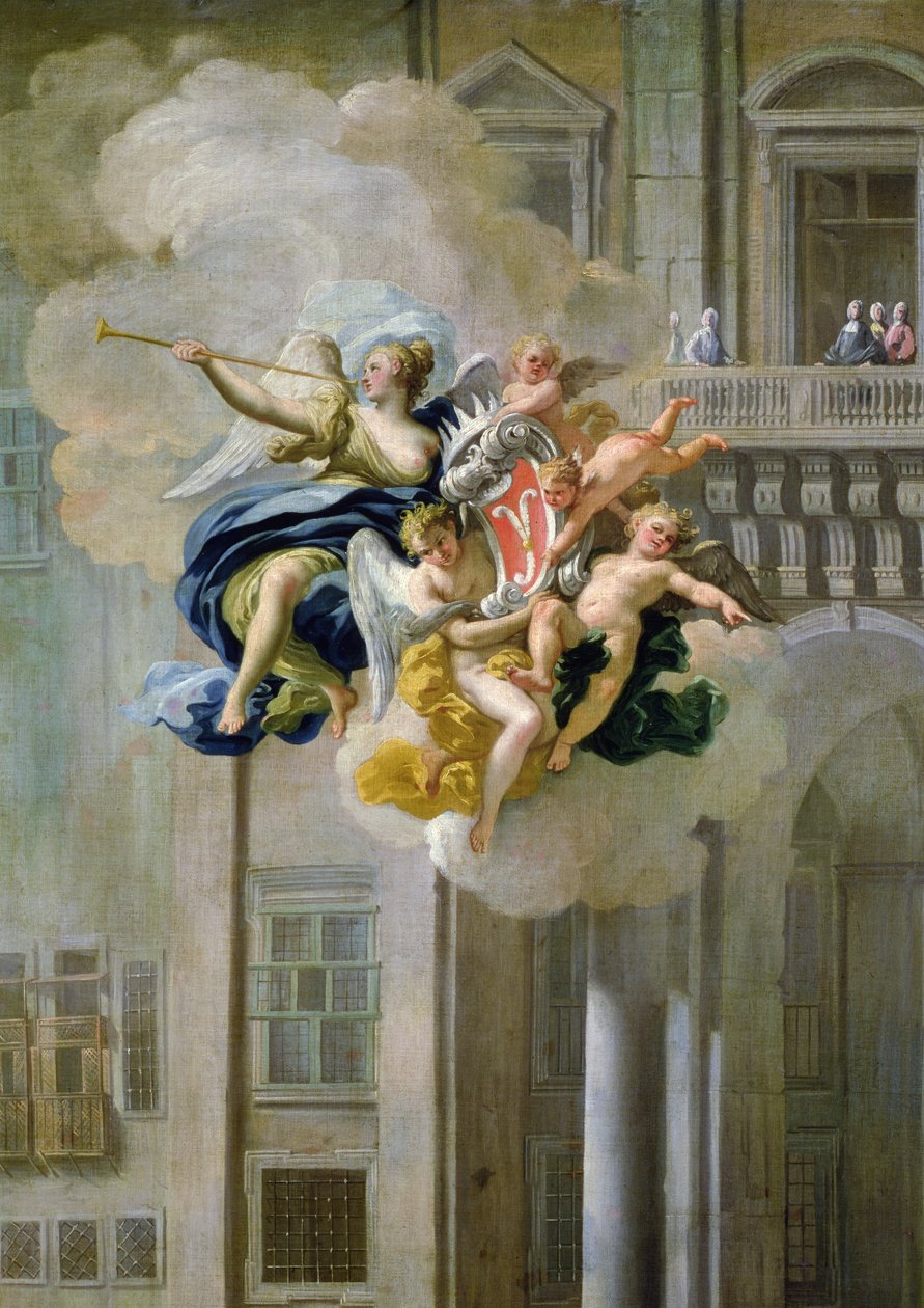 带有Harrach之家徽章的名气（细节68612） 作者 Nicolo Maria Russo或Rossi