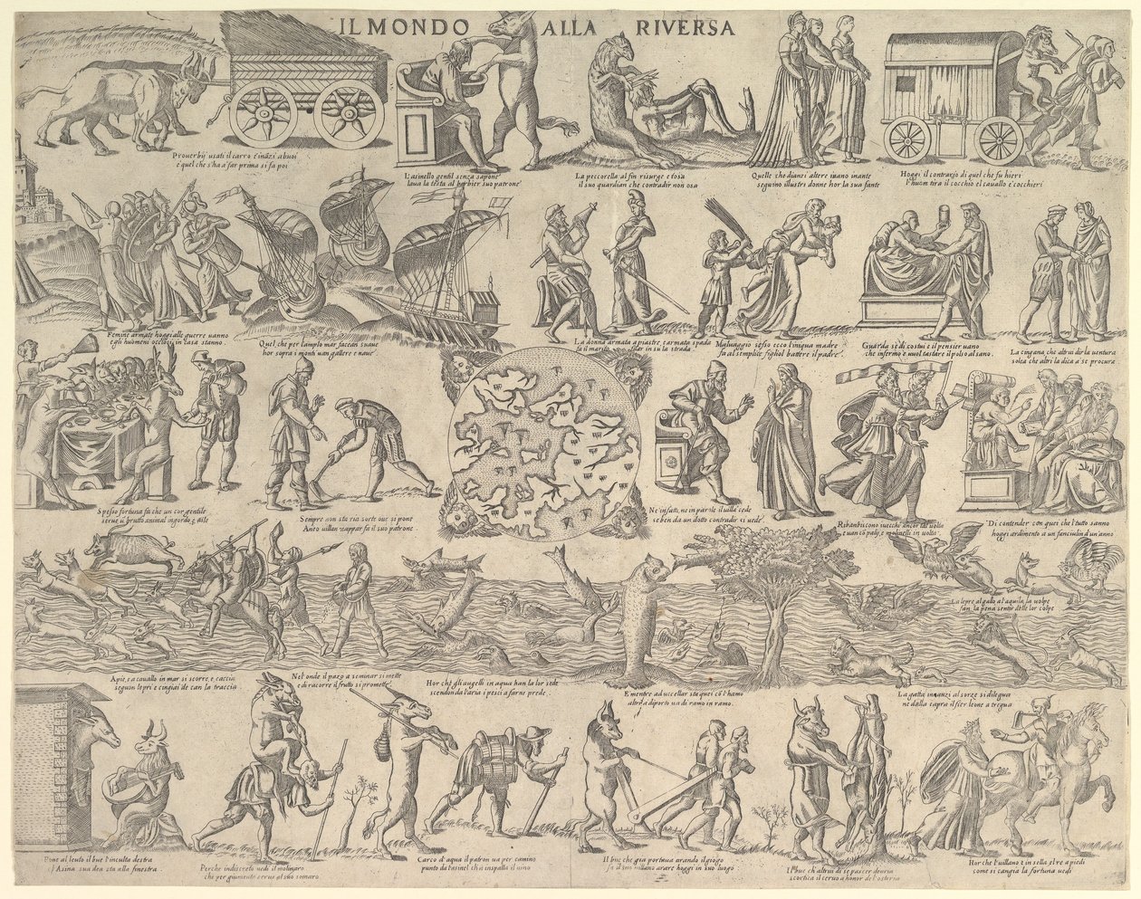 世界被颠覆了，1552-79。 作者 尼科洛·内利