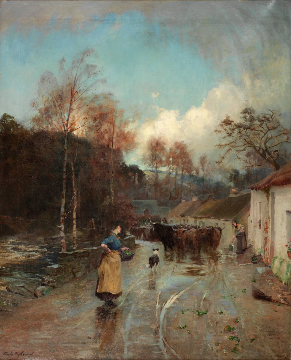 雨后，1889-1892 作者 尼尔斯·穆勒·隆德
