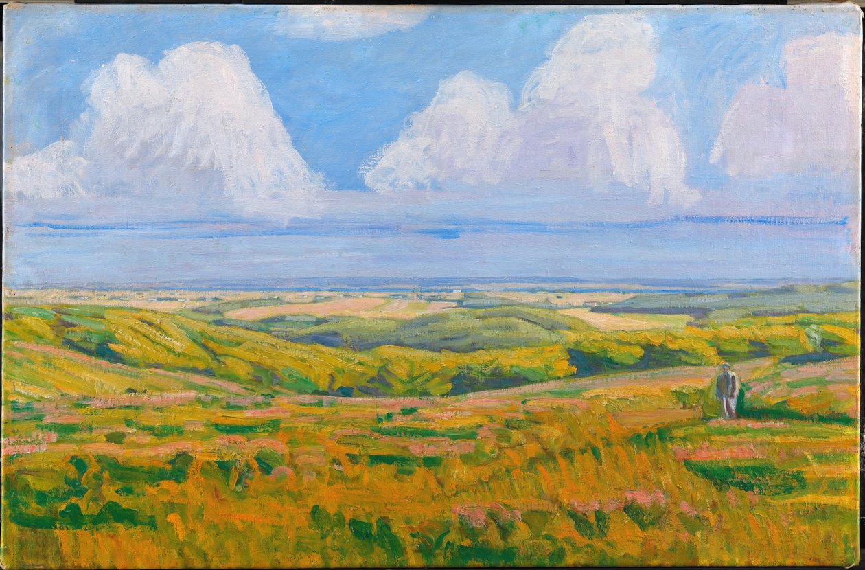 从科斯达伦（Korsdalen）眺望锤子山 作者 尼尔斯·拉森·史蒂文斯